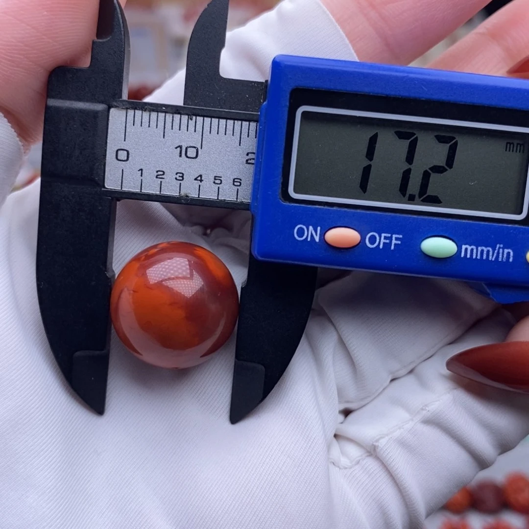 南红玛瑙配饰未镶嵌微瑕纹裂