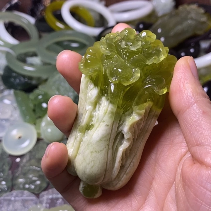 岫玉天然岫玉手把未镶嵌