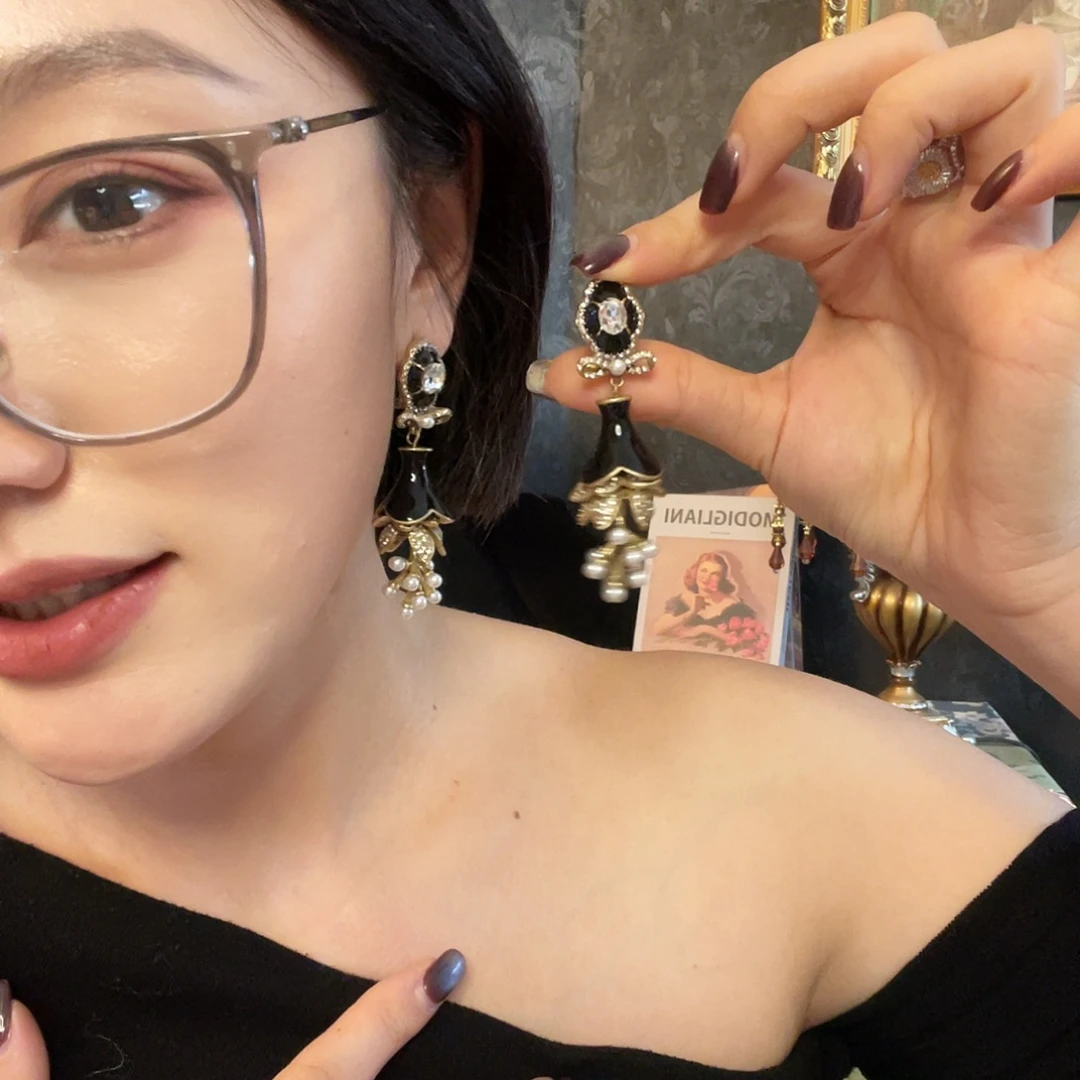 黄铜925银琉璃耳钉