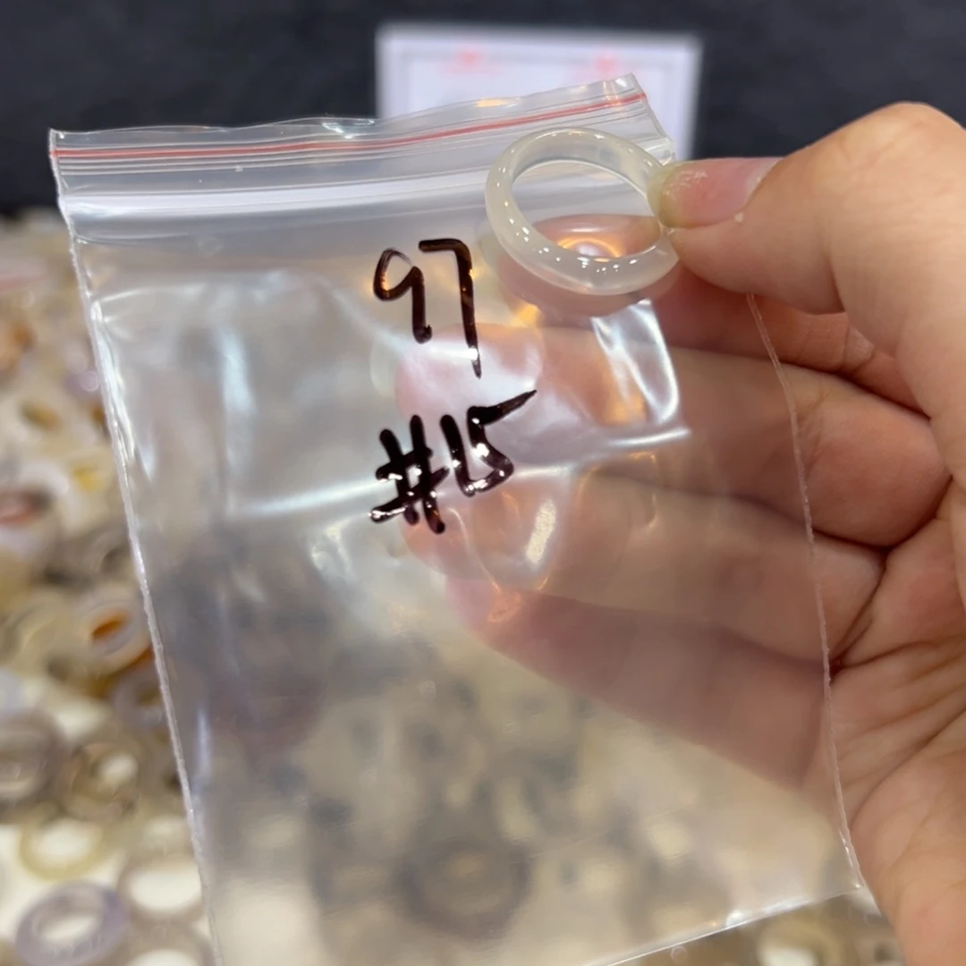 玛瑙/玉髓戒指合金97