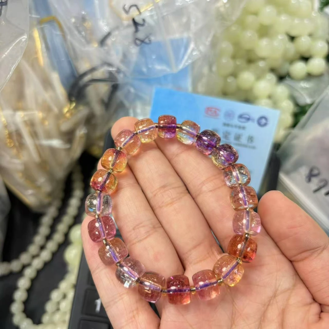 【小民】紫黄晶老型手串10*8mm-CS128