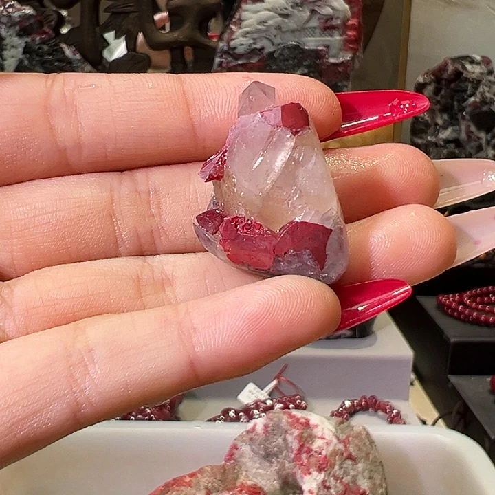 天然辰砂天然朱砂晶体