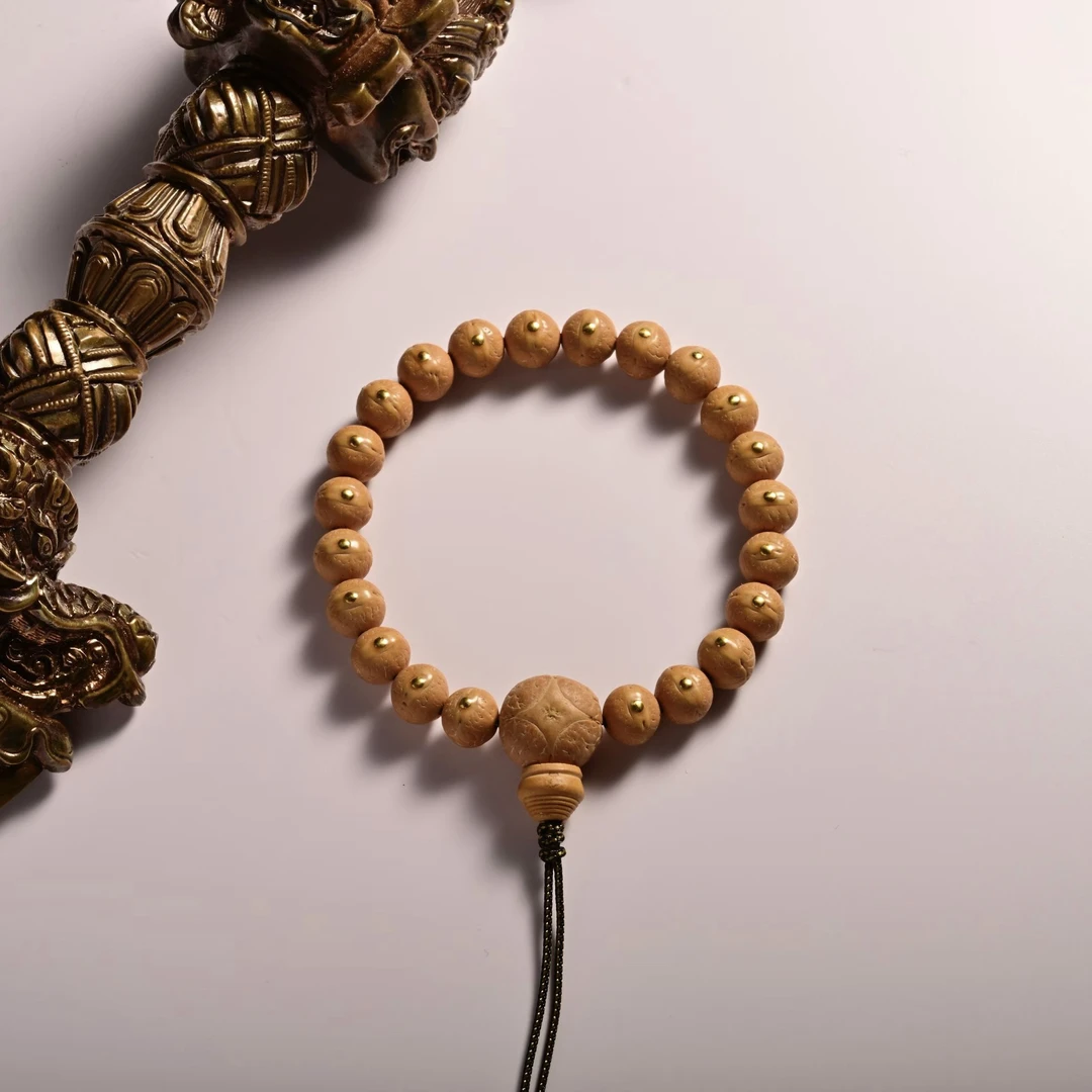 夔牛9.9-10mm正圆偏矮桩小窄尺皮质油性密度到顶，24k镶嵌一步到位