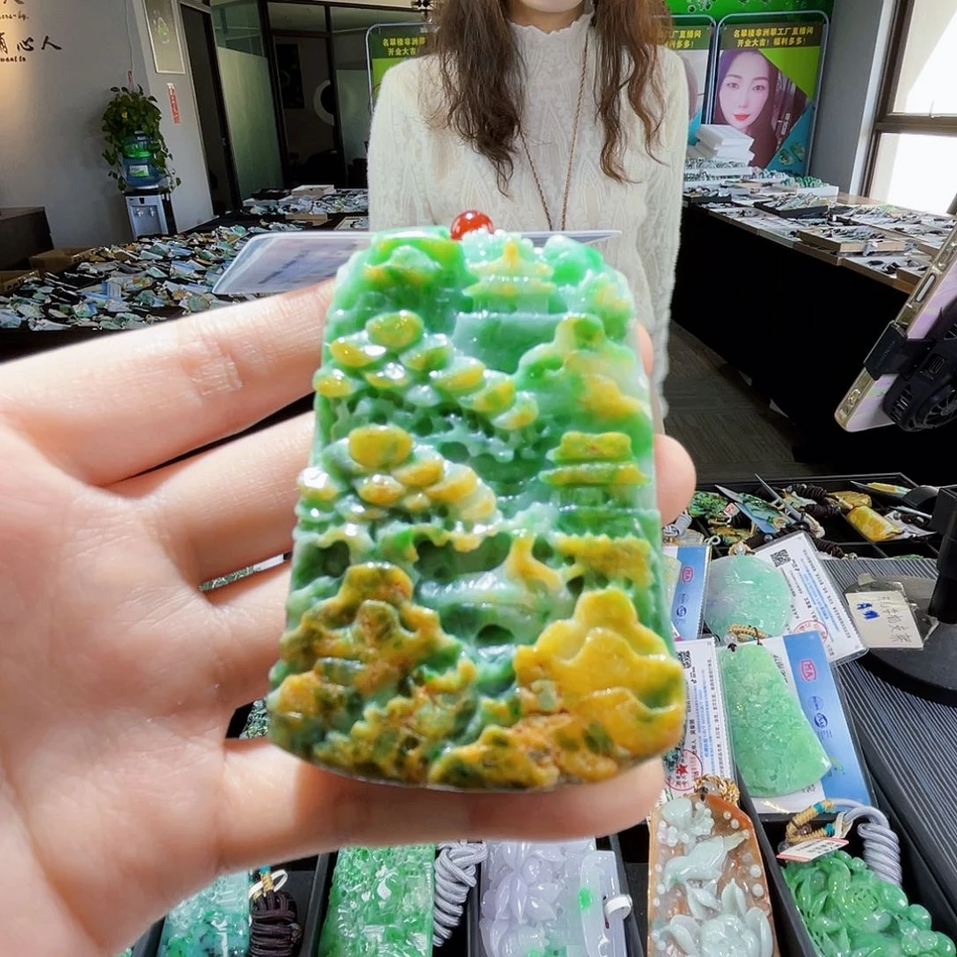 颈饰未镶嵌翡翠翡翠