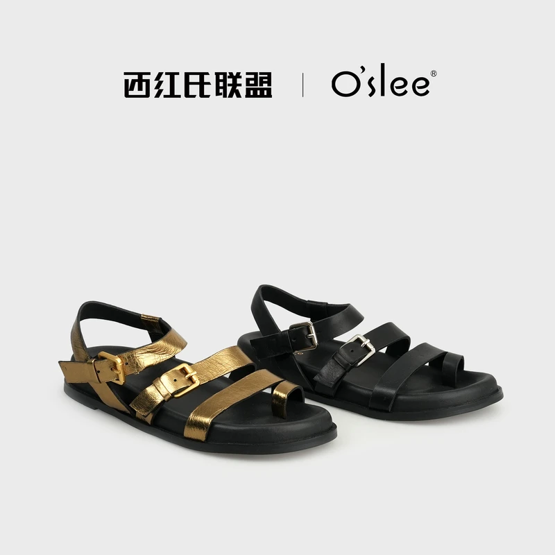 【西红氏联盟】2025年夏季时装凉鞋J2420501-5跟高3.5cm半码拍大