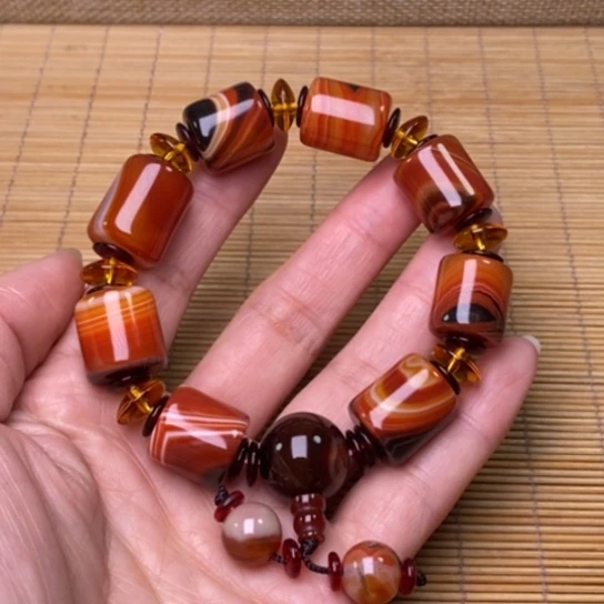 玛瑙/玉髓手链未镶嵌