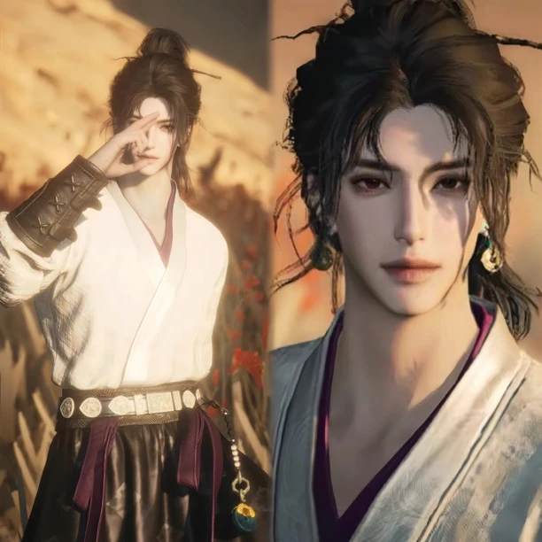 潋 太阳有多大呢 千文 杏了杏了 燕云十六声端游手游通用男捏脸