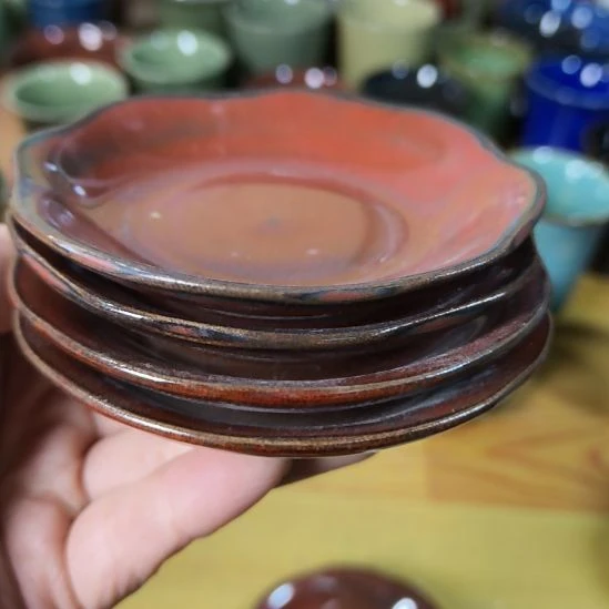 刘***山瓷片磁州窑五厂盘碗壶杯有瑕疵