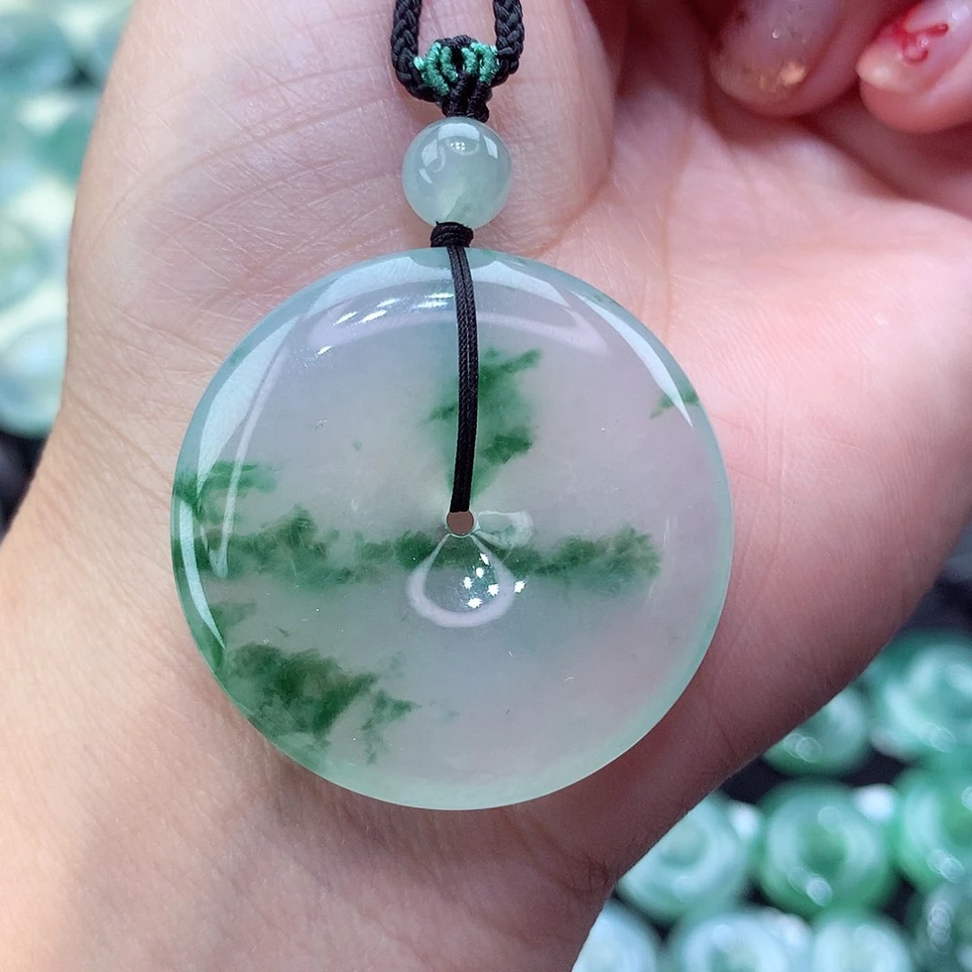 翡翠颈饰未镶嵌79尺寸34.1/5.6