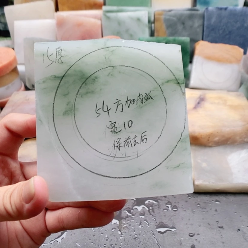 【闪购商品】石英质玉（金丝玉）手镯未镶嵌梨****?加工定制