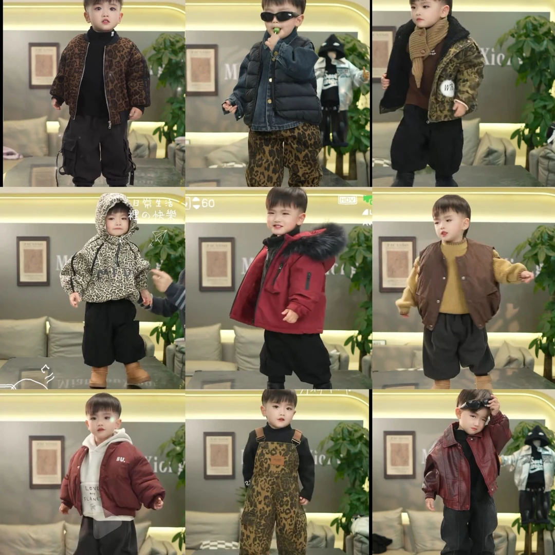 【三号链接】【冬】棉逗熊品牌冬季男童韩版时尚休闲酷帅男童套装