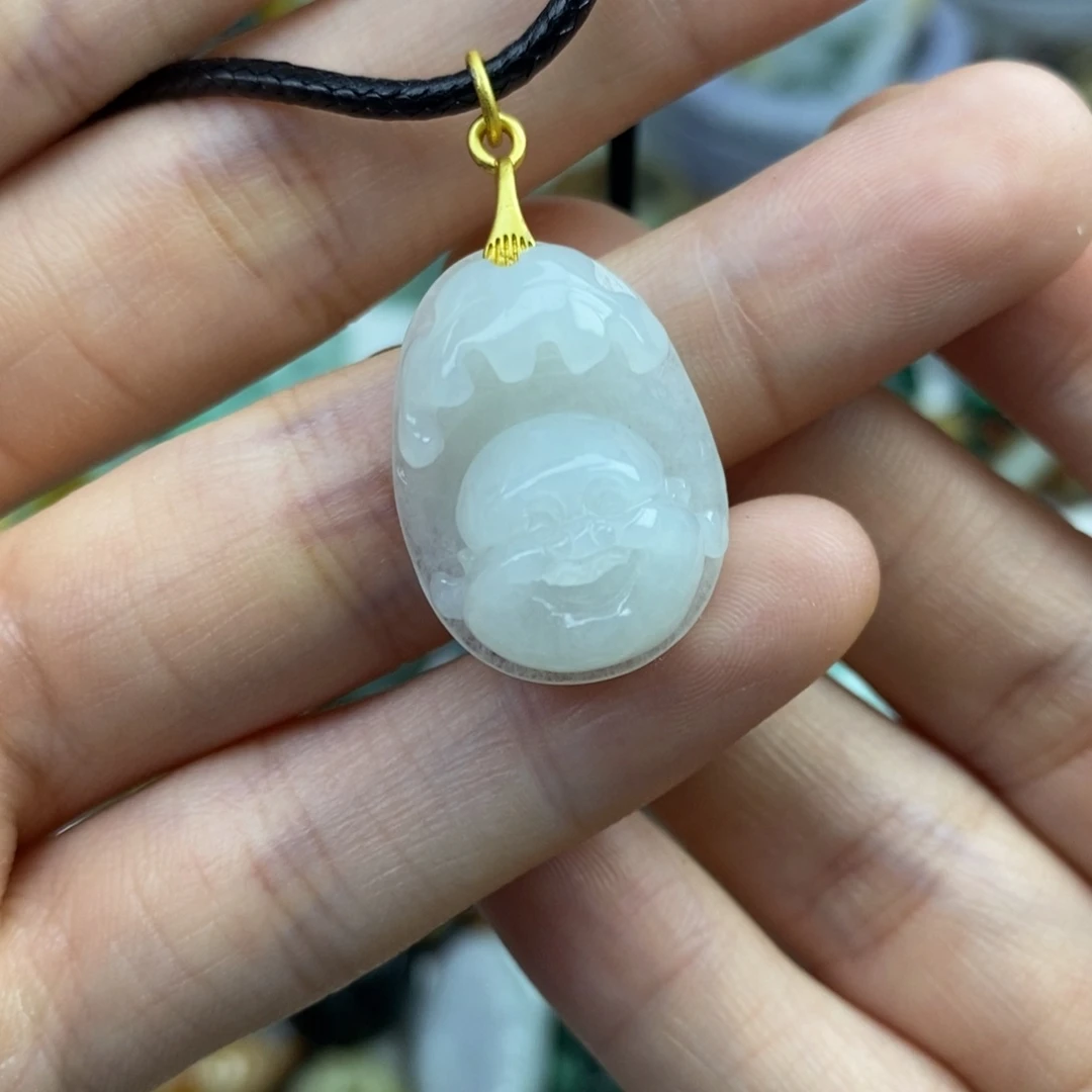 翡翠未镶嵌颈饰吊坠