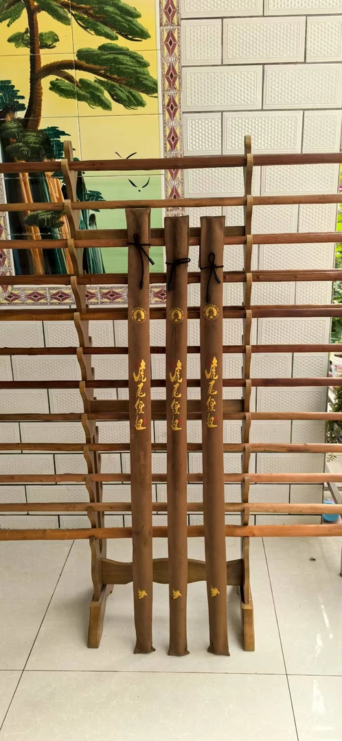 丁家虎尾缠扭鞭杆定制棍袋