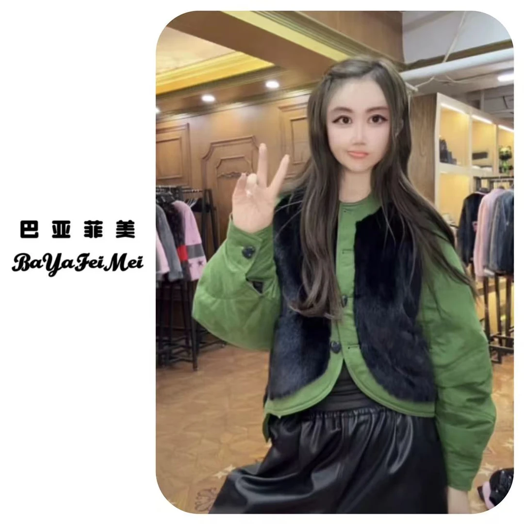 巴亚菲美YY【洋洋推荐】新款百搭时尚潮流轻奢外套C1-80825