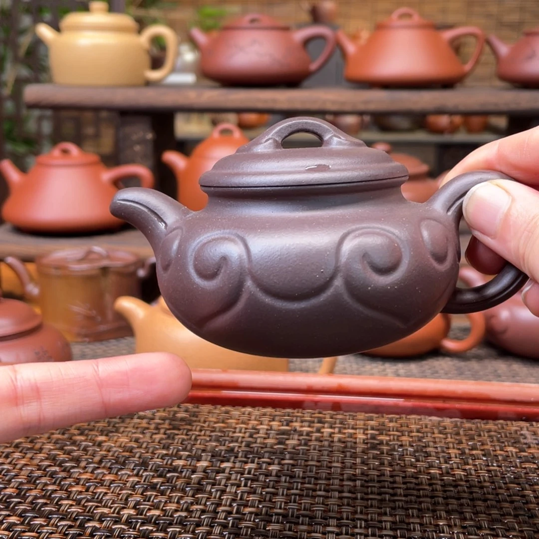 茶壶紫砂宜兴原矿紫砂手工制155