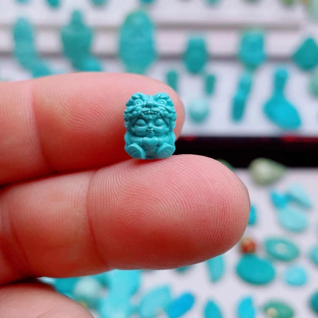 绿松石未镶嵌吊坠(不含链)