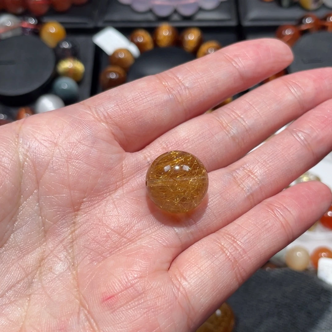 进***胜未镶嵌吊坠(不含链)水晶发晶16.9mm