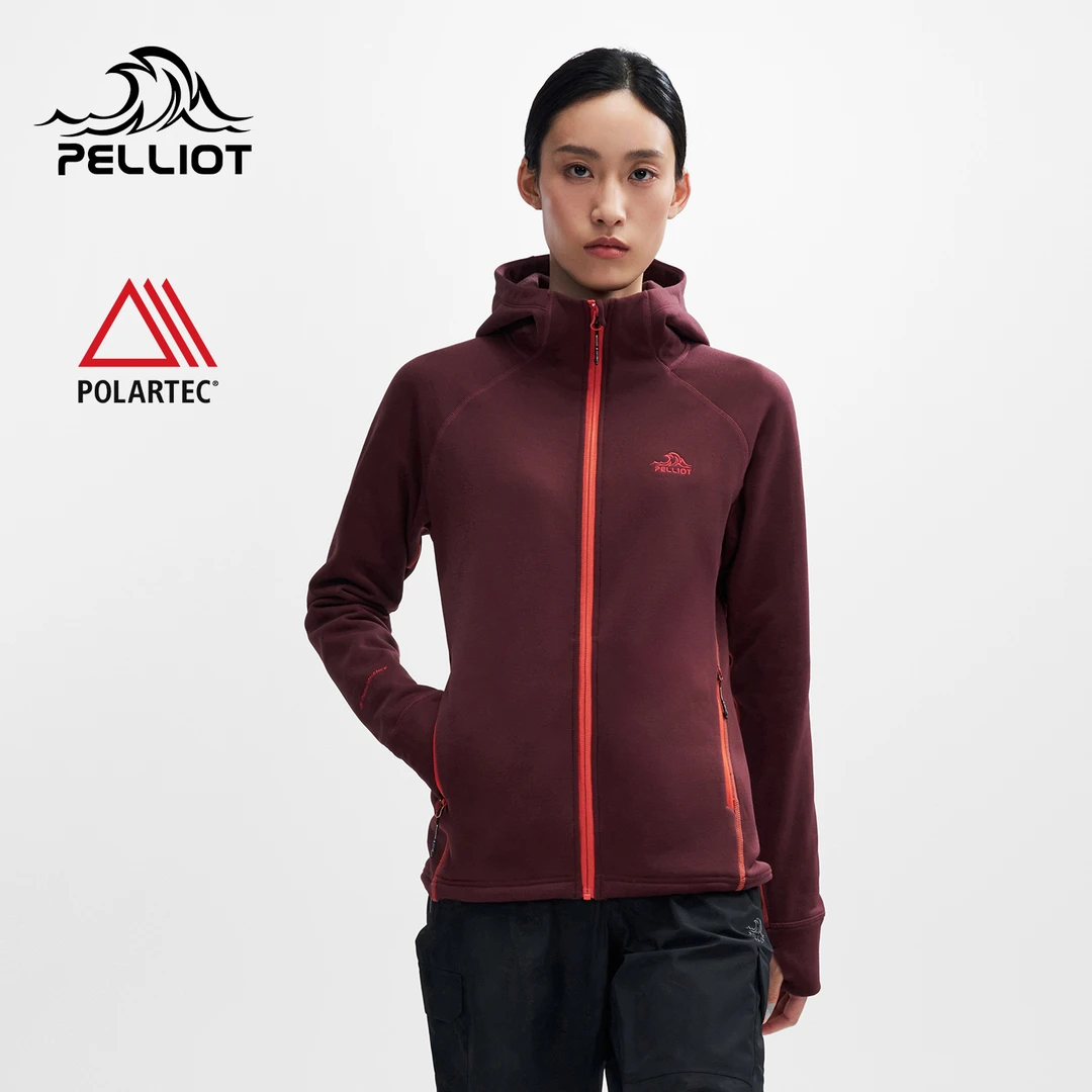 【P系列】伯希和户外抓绒衣女新款冲锋衣内胆徒步登山运动外套