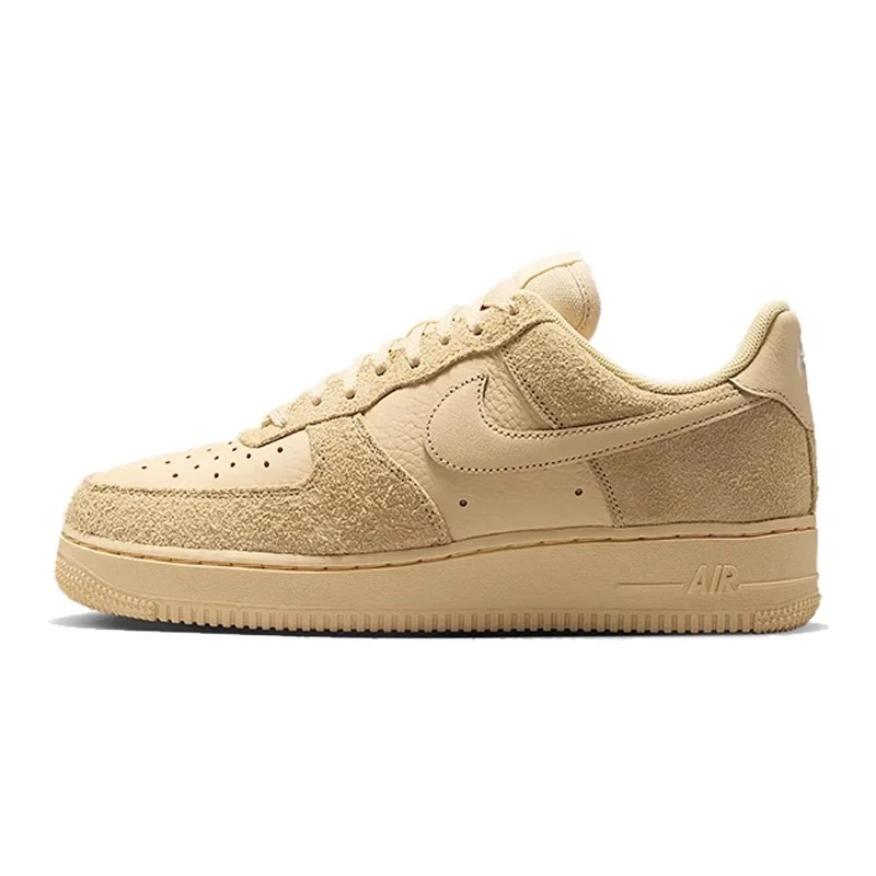 Nike/耐克正品女鞋低帮AF1空军一号棕黄流光风鞋休闲鞋IB4001-200