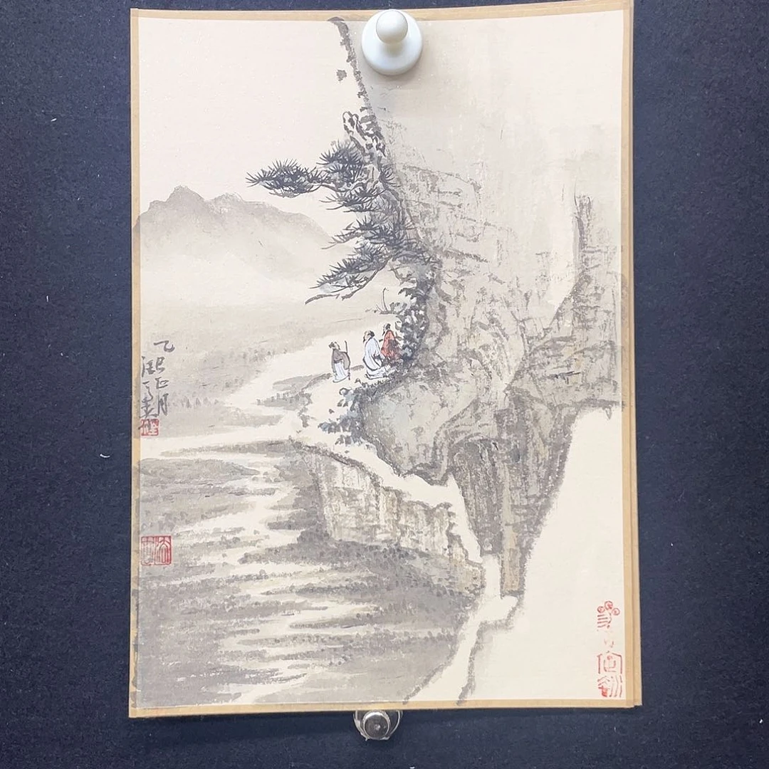 国画手绘国画，精品山水，汪天泰，20*30