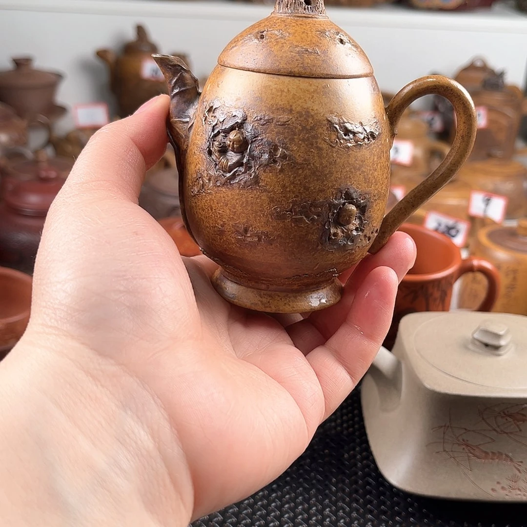 紫泥茶壶宜兴紫砂