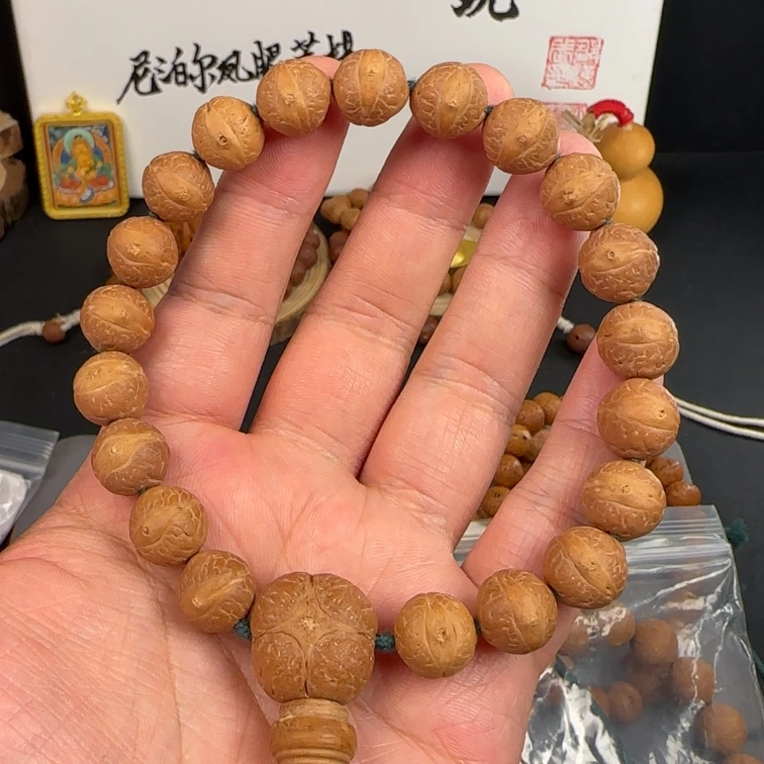 旋***月手串凤眼菩提实心手串