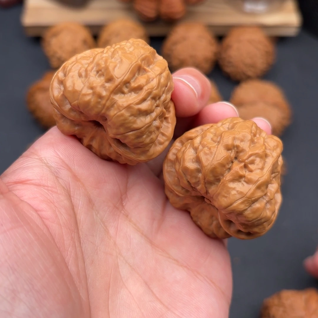 文玩核桃把件蛙边40