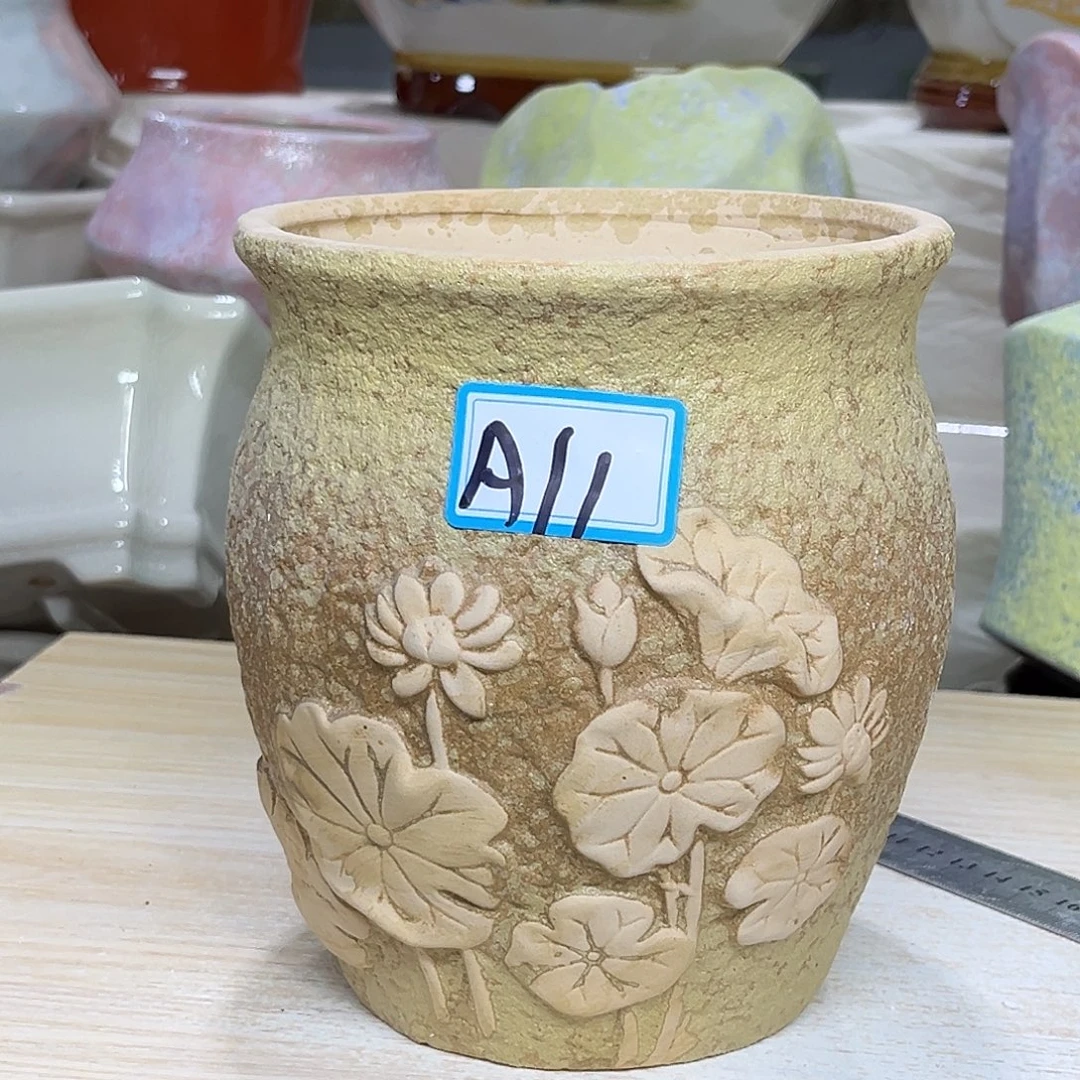 陶瓷绿植多肉微瑕花盆外