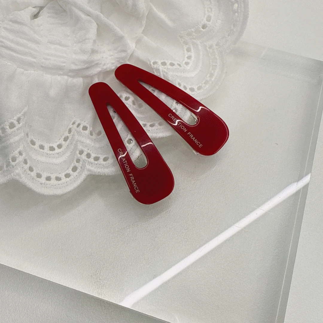 NONO在韩INS风鸭嘴夹原创设计日韩瑞丽风女发夹夹子刘海夹 NO退