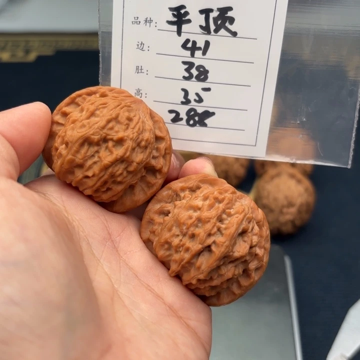 文玩核桃把件无***@平顶71