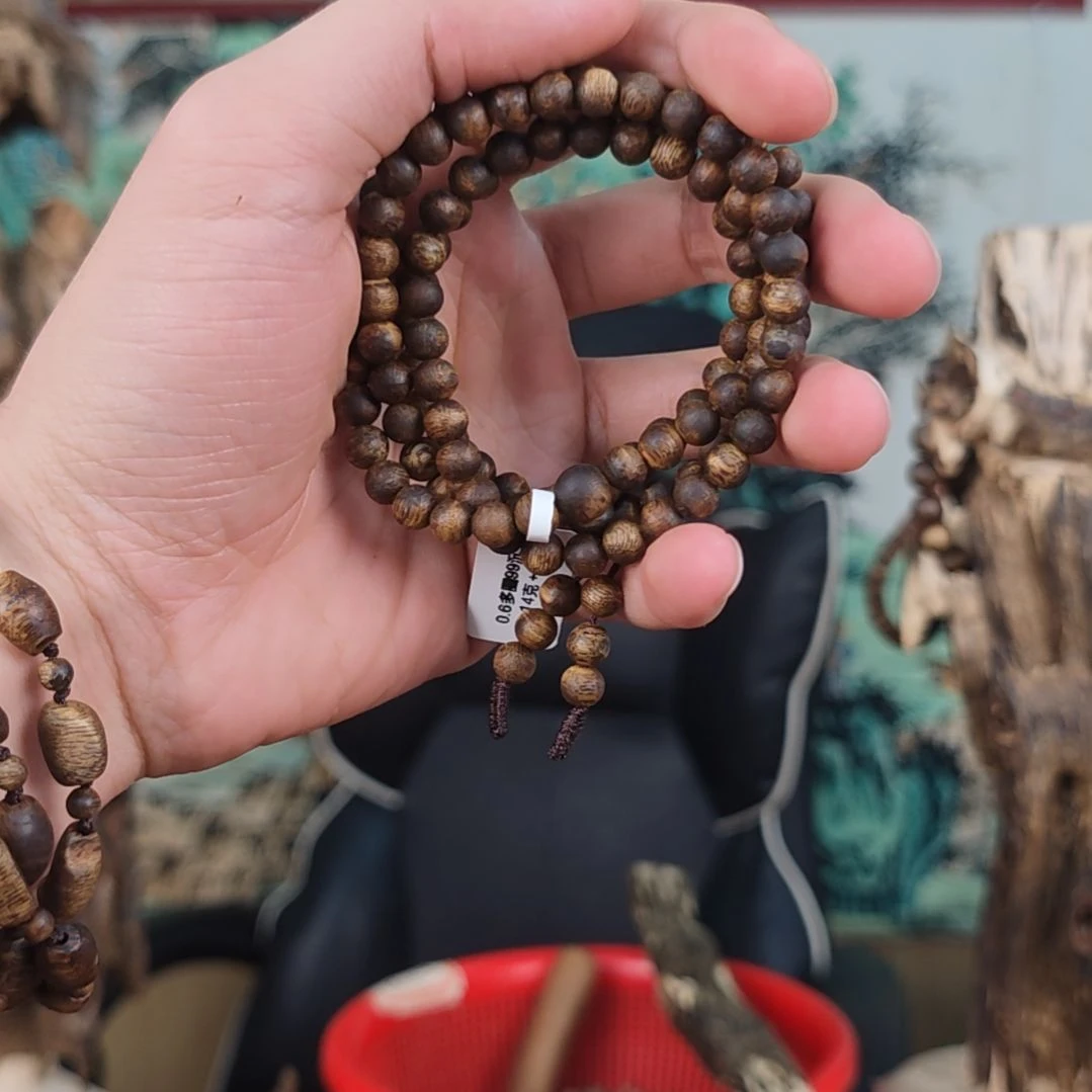 沉香手串蓝宝石0.6多圈多样性发一99沉