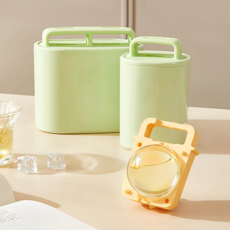 大冰球模具冰球制冰器家用食品级硅胶网红制冰神器双格