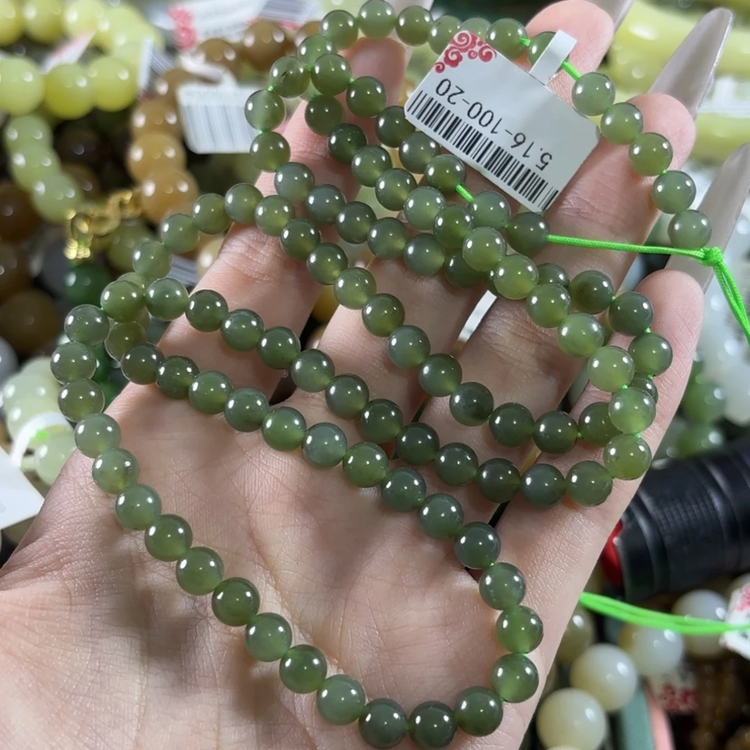 和田玉未镶嵌手链308