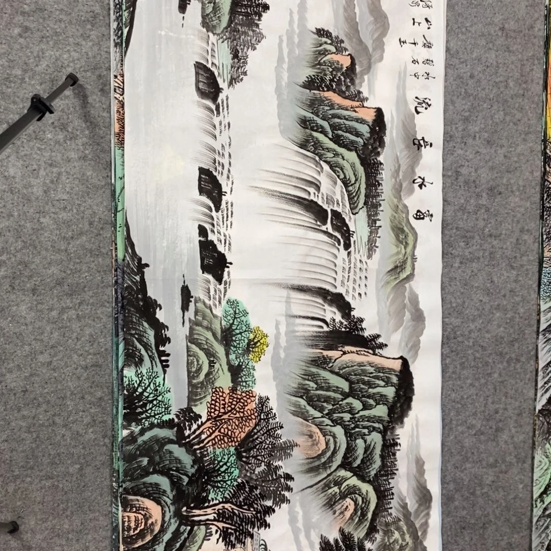 横款富水长流小六尺画