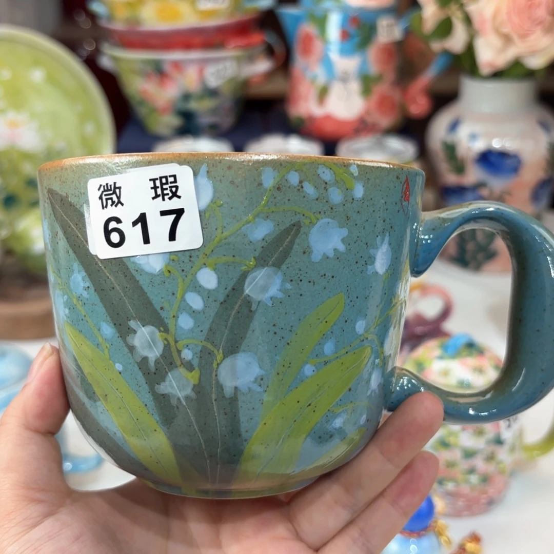 景德镇手绘高温釉下彩陶瓷茶具