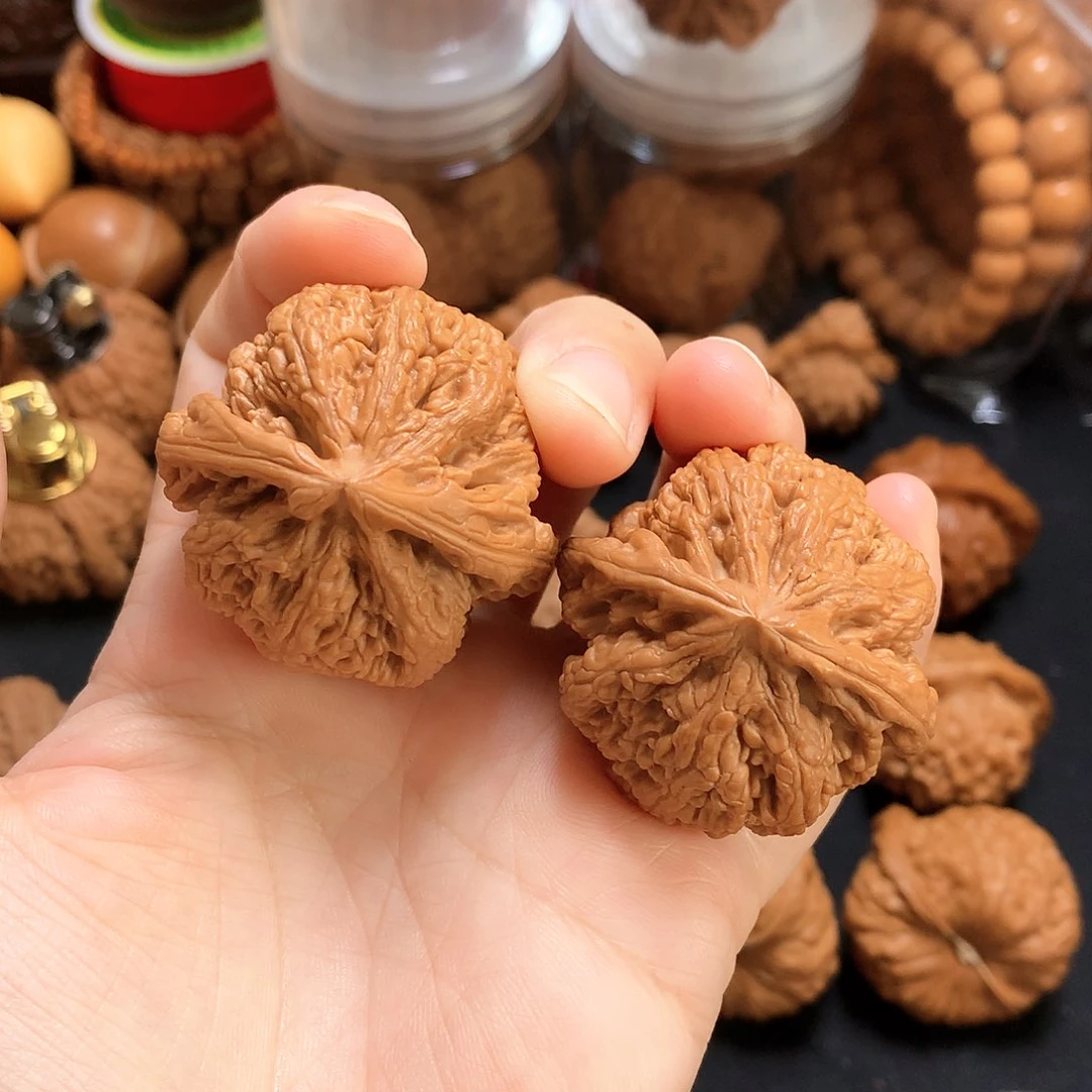 文玩核桃把件粗筋