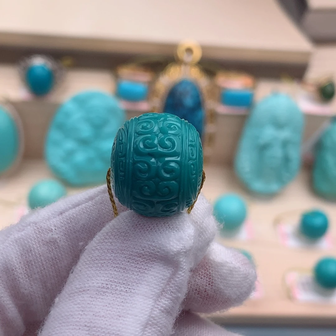 绿松石珠宝奇石未镶嵌