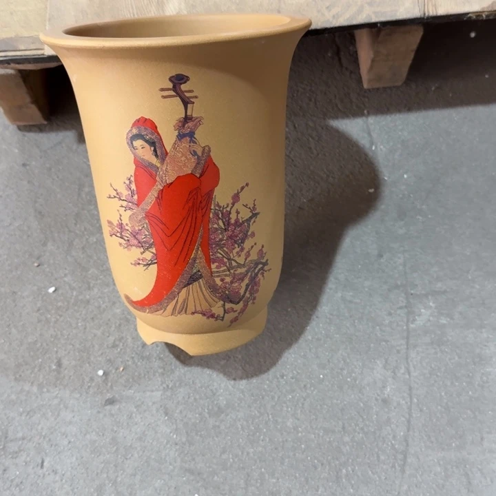 高度22口径17单只紫砂花盆