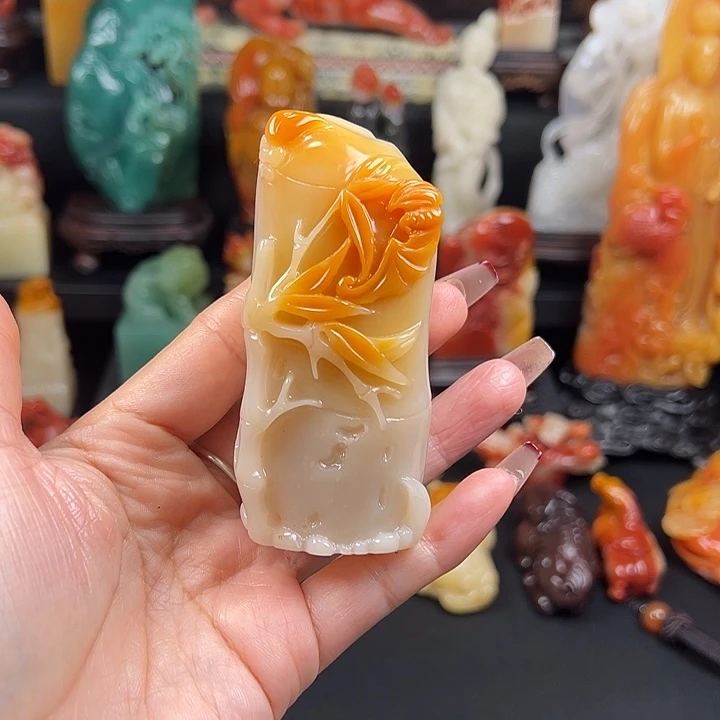 寿山石结晶汶洋石