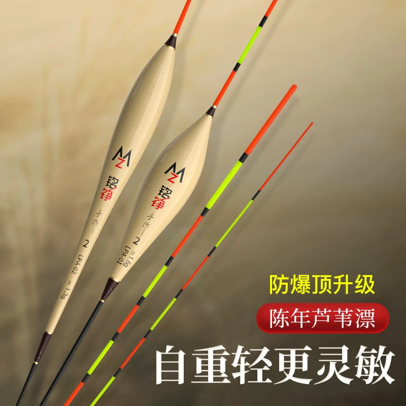 芦苇浮漂超清晰鱼漂高灵敏行程浮漂鲫鲤鱼漂阿名钓鱼醒目行程浮漂