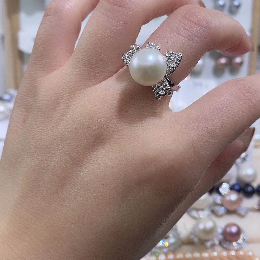 淡水珍珠戒指未镶嵌w11.2