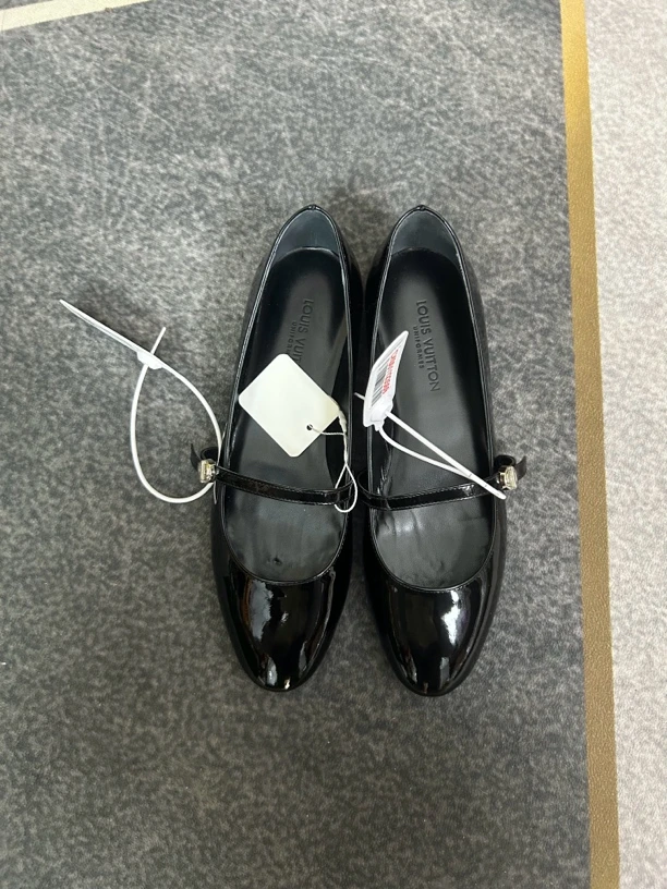 99新 LouisVuitton/路易威登 lv路易威登黑色乐福鞋99新37.5