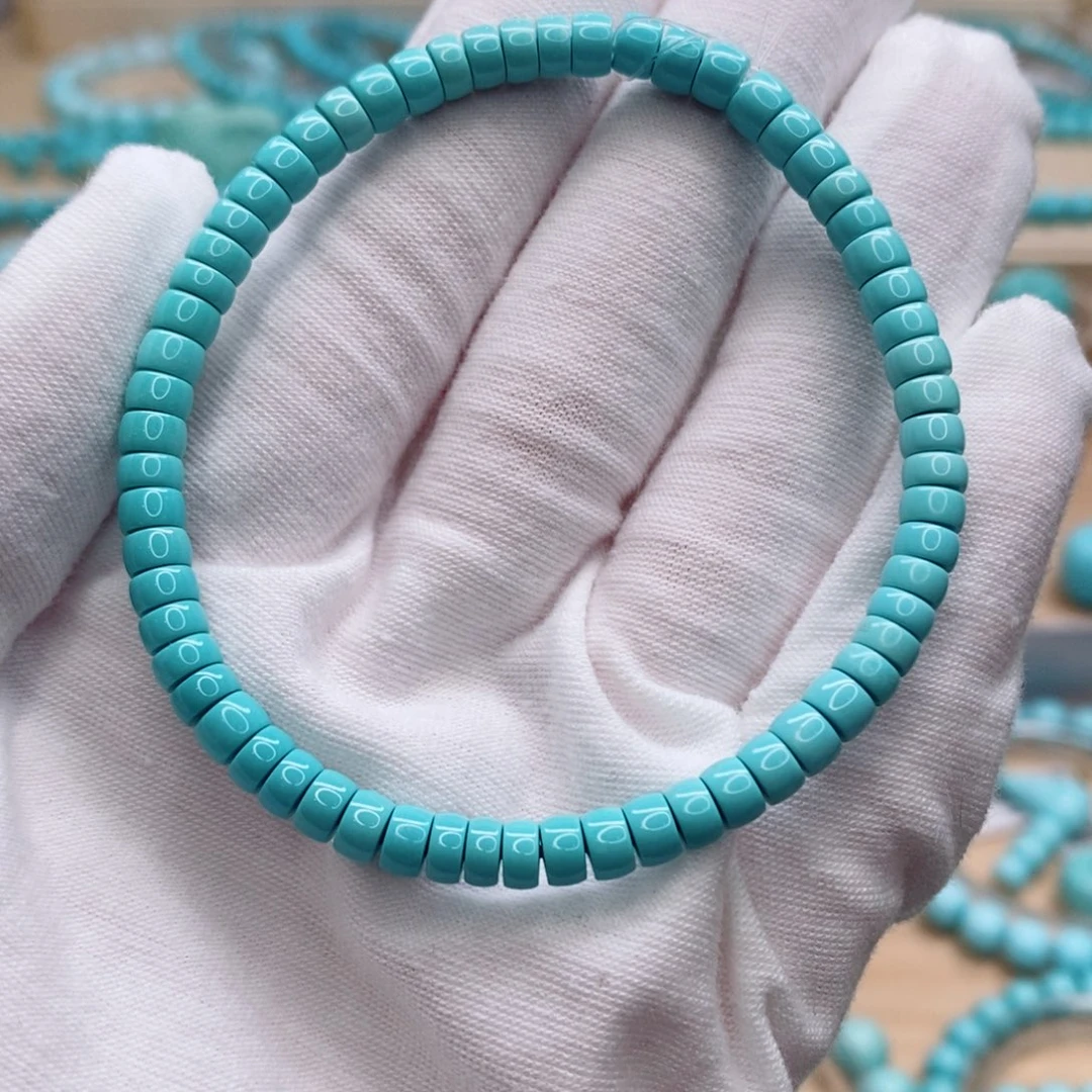 绿松石未镶嵌珠宝奇石4.6mm