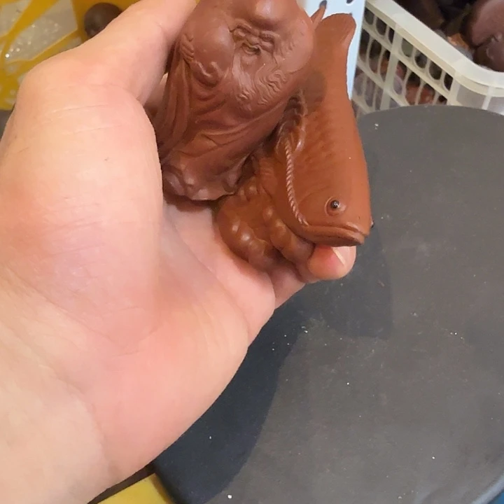 茶宠紫砂雕塑瑕疵茶宠