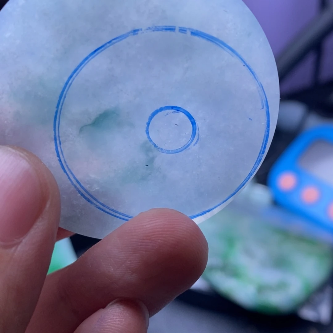 曾***丫定制翡翠未镶嵌包工