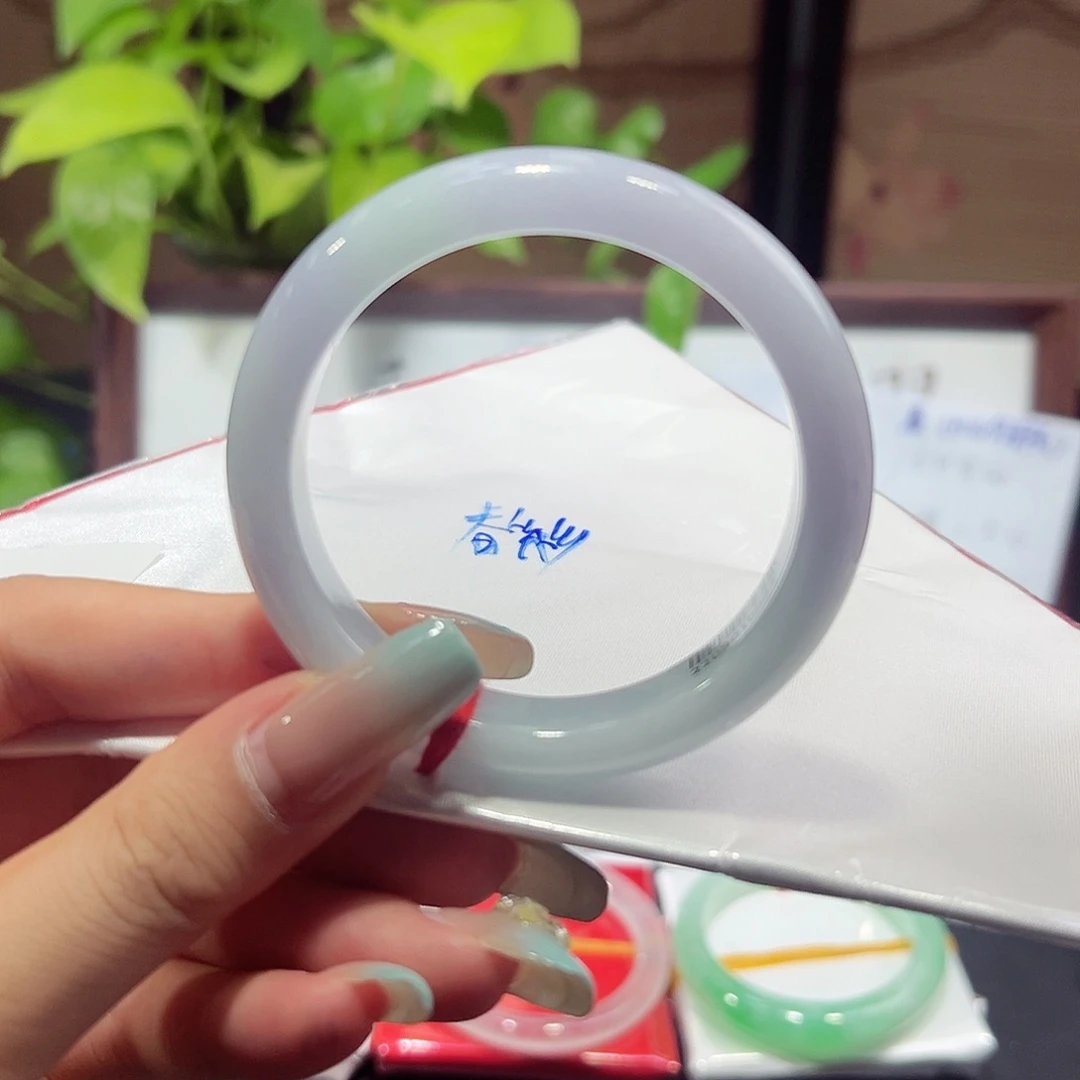 翡翠手镯未镶嵌天然缅甸翡翠A货手镯 10