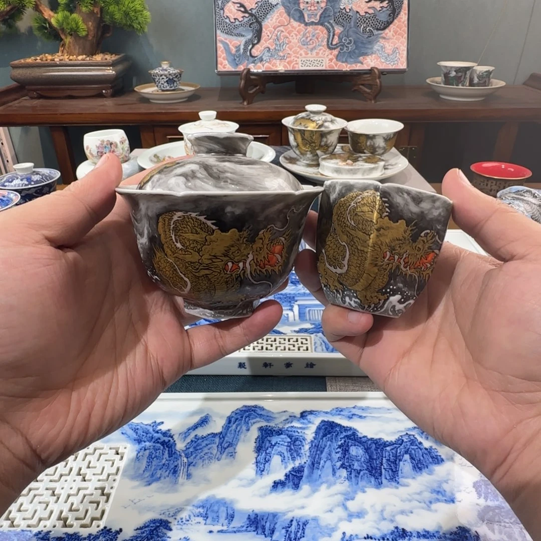 全品纯金龙两件套