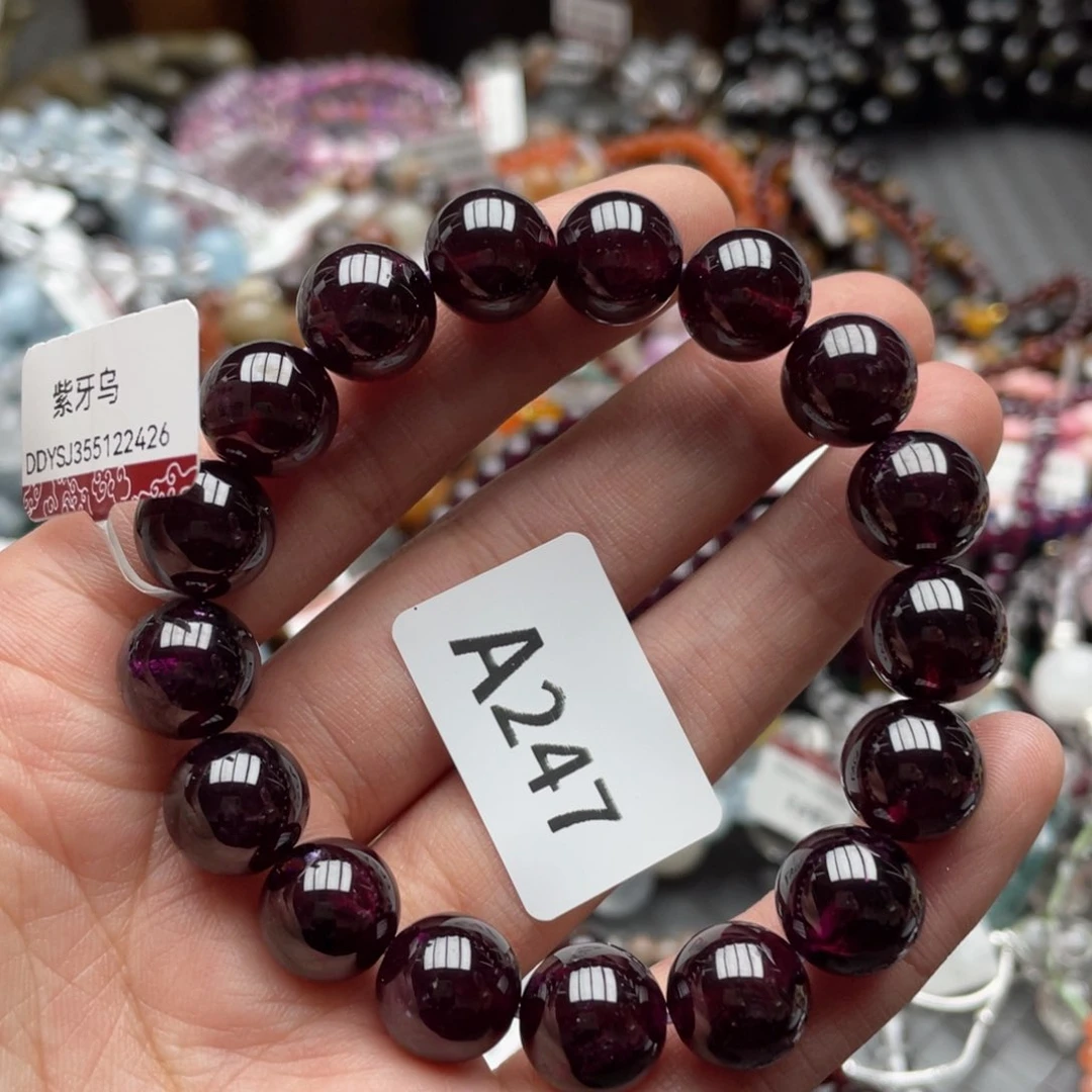 未镶嵌手链石榴石