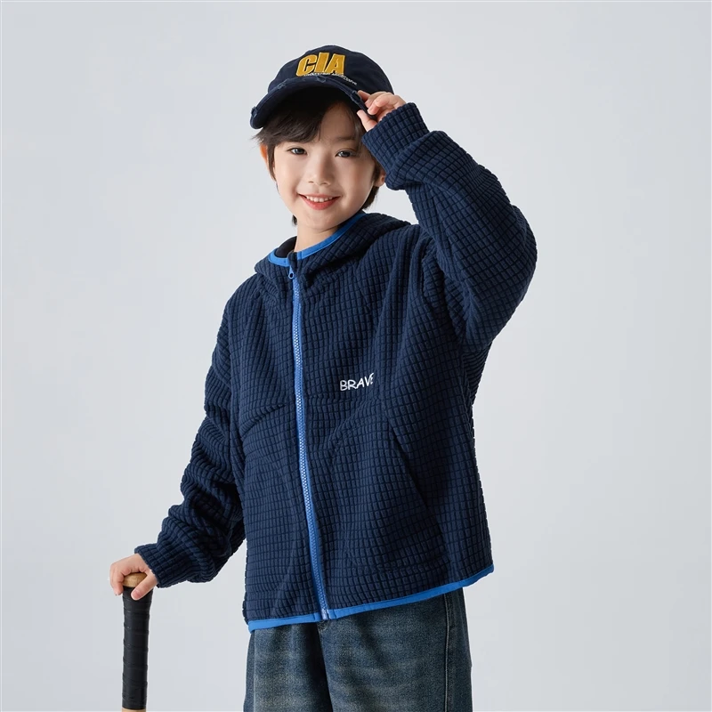 【新品】海妈家外套男童秋季新款中大童针织外套|HE5CD20