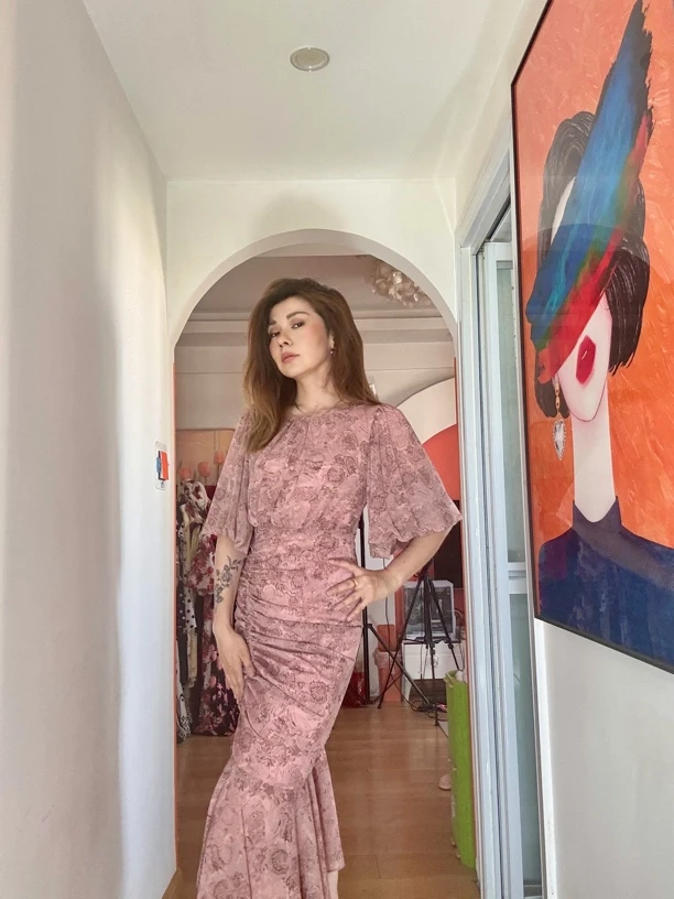 女人味碎花连衣裙夏季新款气质收腰显瘦鱼尾裙